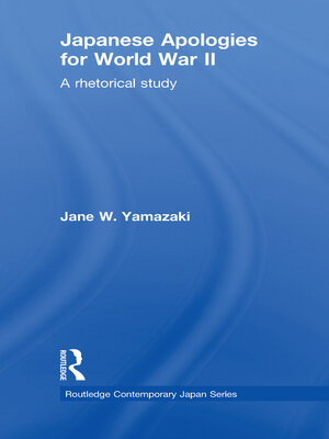 cover image of Japanese Apologies for World War II